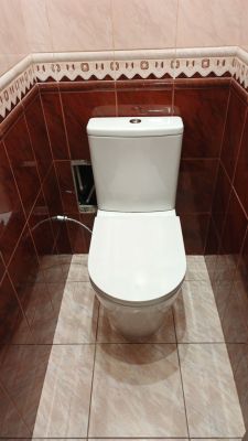 Установка напольного унитаза