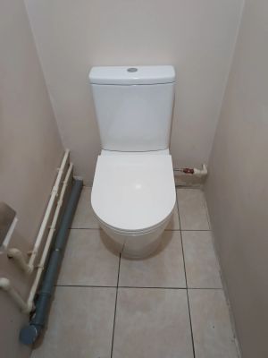 Установка напольного унитаза