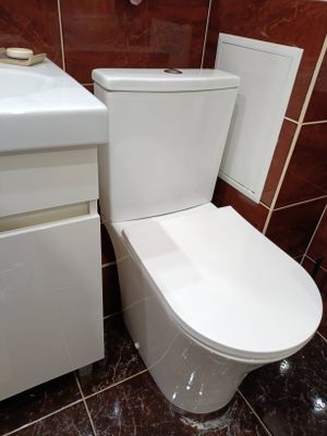 Установка напольного унитаза