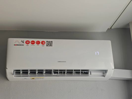 Установка сплит системы 7-9 kBTU (одноэтапный монтаж)
