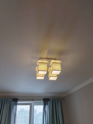 Сборка и навеска люстры