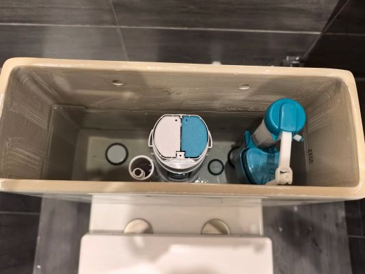 Установка напольного унитаза