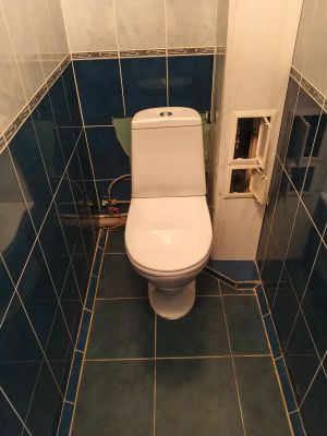 Установка напольного унитаза