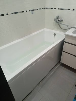 Установка акриловой/стальной ванны