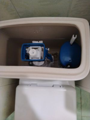 Установка напольного унитаза