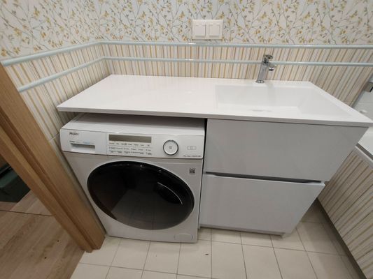 Установка смесителя (на готовые коммуникации)